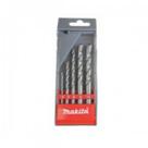 Kit jogo makita para furadeira de brocas para concreto 5 pecas