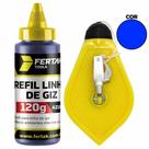 Kit Jogo Marcação 15M Linha Giz Refil 120G + Nível Bolha Kit Jogo Marcação 15M Linha Giz Refil 120G + Nível Bolha