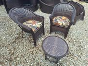 Kit Jogo Poltronas Para Varanda E Jardim Área de Laser