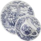 Kit Jogo Prato Fundo e Xícara Oxford Biona Cena Inglesa 12 Peças Kit Jogo Prato Fundo e Xícara Oxford Biona Cena Inglesa 12 Peças