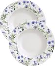 Kit Jogo Prato Raso Jantar 12Pçs 12 Pessoas Ana Alice 27,5cm