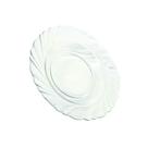Kit Jogo Pratos Fundo Sopa Transparente 12 Peças 22,5cm