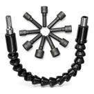 Kit Jogo Soquete 9pç Extensão Flexivel Parafusadeira Conserto Manutenção