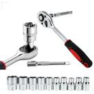 Kit / Jogo Soquetes 1/4 Chave Catraca 4 A 13mm Kit 13 Peças