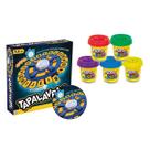 Kit Jogo Tapalavras com 5 Massinhas Coti Massa Cotiplas Criativa e Educativa Para Toda a Família