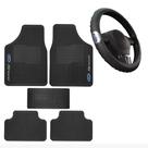 kit jogo tapete automotivo carro borracha capa de volante Ford