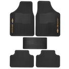 Kit Jogo Tapete Automotivo Carro Borracha Logo Chevrolet