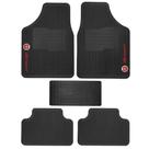 Kit Jogo Tapete Automotivo Carro Borracha Logo Fiat