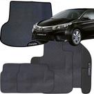 Kit Jogo Tapete Corolla 2015 a 2019 4 Peças + Tapete Porta Malas Emborrachado Carro Personalizado