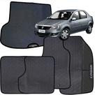 Kit Jogo Tapete Logan 2007 a 2015 4 Peças + Tapete Porta Malas Emborrachado Carro Personalizado