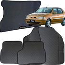 Kit Jogo Tapete Palio 2001 a 2005 4 Peças + Tapete Porta Malas Emborrachado Automotivo Personalizado