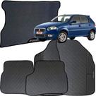 Kit Jogo Tapete Palio 2010 a 2014 4 Peças + Tapete Porta Malas Emborrachado Automotivo Personalizado