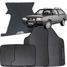 Kit Jogo Tapete Parati 1985 a 1996 4 Peças + Tapete Porta Malas Emborrachado Carro Personalizado