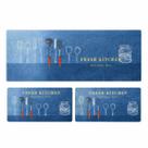 Kit Jogo Tapete Passadeira Cozinha 3 Peças Antiderrapante Emborrachado Capacho Macio Simples Basico