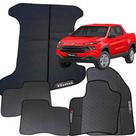 Kit Jogo Tapete Toro 2016 a 2023 4 Peças + Tapete caçamba Emborrachado Automotivo Personalizado