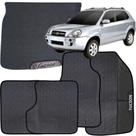 Kit Jogo Tapete Tucson 2003 a 2019 4 Peças + Tapete Porta Malas Emborrachado Carro Personalizado