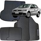 Kit Jogo Tapete Voyage G7 2017 a 2021 4 Peças + Tapete Porta Malas Emborrachado Carro Personalizado