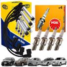 Kit Jogo Vela Cabo Original Chevrolet Gm Palio Celta Corsa