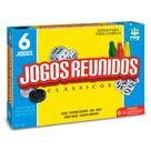 Kit Jogos de Tabuleiros - Reunidos Clássicos - 6 Opções - Nig Brinquedos Kit Jogos de Tabuleiros - Reunidos Clássicos - 6 Opções - Nig Brinquedos