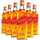 Kit Johnnie Walker Red Label litro - 6 Garrafas