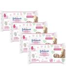 Kit Johnson's Baby Toalhinhas Extra Cuidado 384 unidades