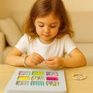 Kit Joias Completo Infantil Peças Montar Montagem Acessórios Bijuterias Colares Brincos Pulseiras