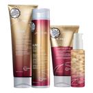 Kit Joico K-Pak Color Therapy - Shampoo 300ml + Condicionador 250ml + Luster Lock 150ml + Luster Lock Óleo 63ml