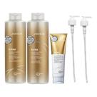 Kit Joico K-Pak - Shampoo 1L + Condicionador 1L + Máscara Hydrator 250ml + Válvula Pump