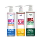 Kit Juba Sh 500ml + Cond 500ml + Co Wash Creme de Limpeza 500ml