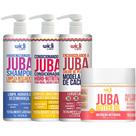 Kit Juba Shampoo Condicionador Mascara Butter Oil E Encaracolando A Juba Widi Care Grande 1 Litro