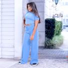 kit juvenil menina calça e blusa