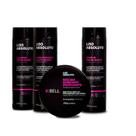 Kit K-Bell Liso Absoluto - Shampoo, Condicionador, Máscara e Leave-in