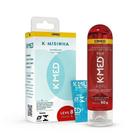 Kit K-Med Lubrificante K-Med Hot 50g e K-misinha Invisível 8un
