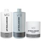 Kit K.Pro pH Balancer - Shampoo 1 Litro + Acidificante 1 Litro + Máscara 500gr