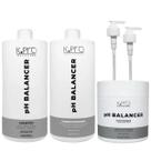 Kit K.Pro pH Balancer - Shampoo 1 Litro + Condicionador 1 Litro + Máscara 500g + Válvulas Pump