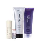 Kit K.Pro - Special Silver Shampoo 240ml + pH Acidificante 230g + Regenér Shot Repair 10ml + Style Stick 30g