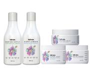 KIT KAH NOA SHAMPOO COND MISTER JELLY NUTRI SHAKE LEAVE IN 300g
