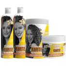 Kit Karité Soul Power Shampoo Condicionador Mascara E Creme De Pentear Pote Grande Vegano Capilar
