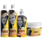 Kit Karité Soul Power Shampoo Condicionador Mascara E Creme De Pentear Vegano Nutrição Capilar Kit Karité Soul Power Shampoo Condicionador Mascara E Creme De Pentear Vegano Nutrição Capilar