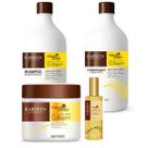 Kit Karseell Profissional Completo Intenso Shampoo 1L Condicionador 1L Máscara 500g Óleo 50ml 4 produtos Kit Karseell Profissional Completo Intenso Shampoo 1L Condicionador 1L Máscara 500g Óleo 50ml 4 produtos