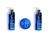 Kit keraplex pre pos colorir regeneração creme amavia hair