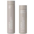 Kit Keratin Healing Oil Shampoo Lustrous e Condicionador Lustrous Lanza
