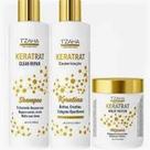 Kit Keratrat Tzaha Shampoo + Máscara +Queratina e Colágeno , Reconstrução Capilar Profissional Kit Keratrat Tzaha Shampoo + Máscara +Queratina e Colágeno , Reconstrução Capilar Profissional