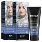 Kit Kert Keraton: 2 Tonalizantes Banho de Brilho Vegan Ice Cinza Platinado 100g
