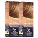 Kit Kert Keraton: 2 Tonalizantes Banho de Brilho Vegan Trigo Louro Bege 100g Kit Kert Keraton: 2 Tonalizantes Banho de Brilho Vegan Trigo Louro Bege 100g