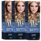 Kit Kert Keraton: 3 Tonalizantes Banho de Brilho Vegan Louro Pastel 100g