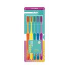 Kit Kess 5 Escovas de Dentes Basic Action Macia