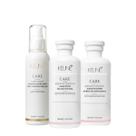 Kit Keune Care Keratin Smooth Shampoo Condicionador e Lumi Coat Finalizador (3 produtos)