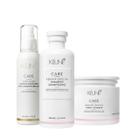 Kit Keune Care Keratin Smooth Shampoo Máscara e Lumi Coat Finalizador (3 produtos)