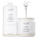 Kit Keune Care Satin Oil Shampoo 1000ml e Máscara 500ml + Válvula Pump